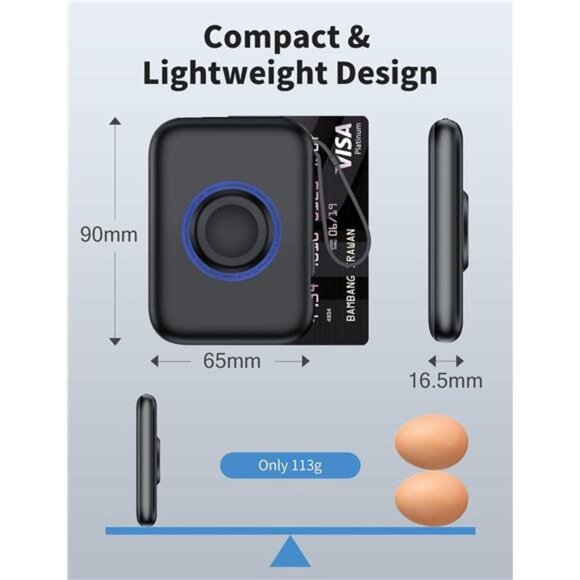 Portable Apple Watch Charger,5000mAh iWatch Wireless Charger Power Bank - Picture 5 of 7